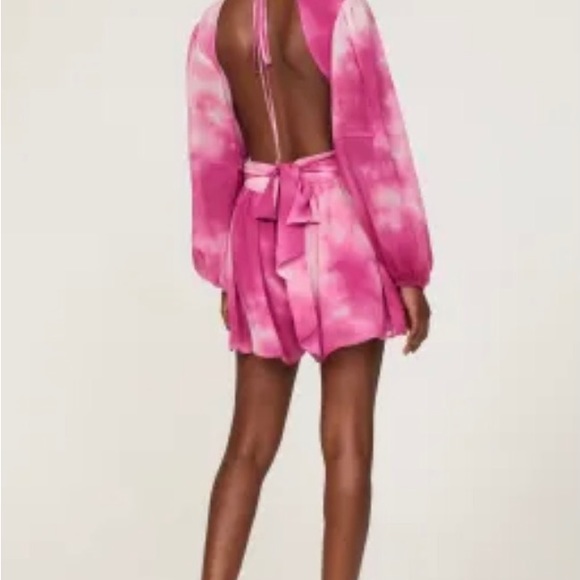 TOCCIN X RTR pink tie dye romper size 8 - Picture 2 of 5